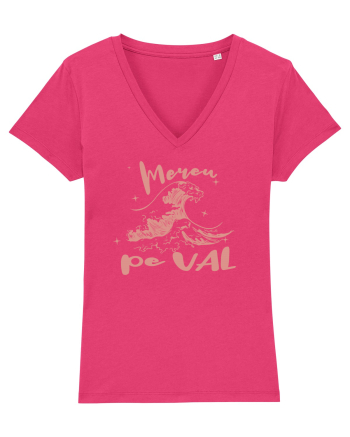 Surf Mare Valuri Raspberry