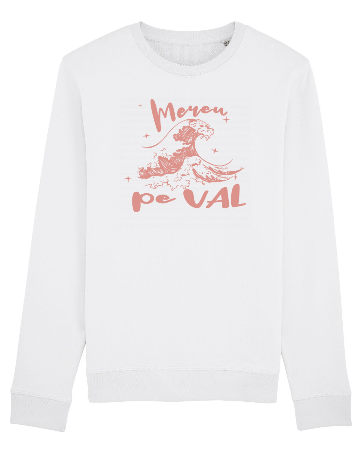 Bluză mânecă lungă Unisex Rise White