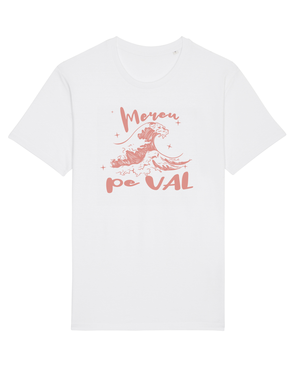 Tricou mânecă scurtă Unisex Rocker White