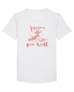 Surf Mare Valuri Tricou mânecă scurtă guler larg Bărbat Skater