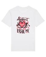 Asistent medical din pasiune  Tricou mânecă scurtă Unisex Rocker