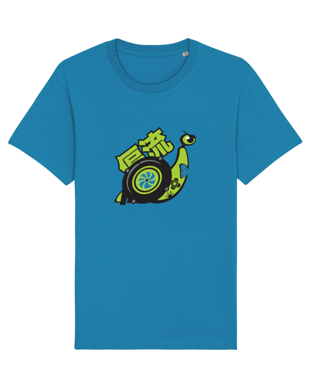 Tricou mânecă scurtă Unisex Rocker Azur
