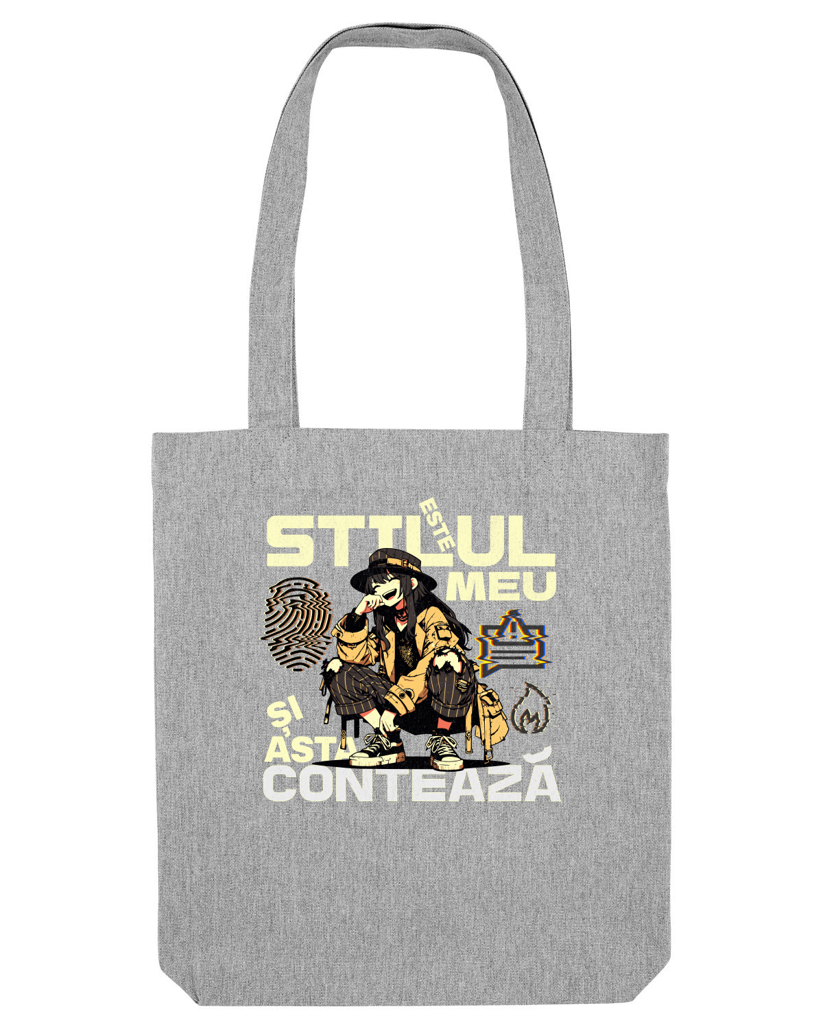Sacoșă textilă Heather Grey