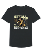 E stilul meu și asta contează în orice situație  Tricou mânecă scurtă guler larg Bărbat Skater