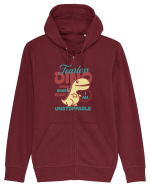 Fearless dino - unstoppable  Hanorac cu fermoar Unisex Connector