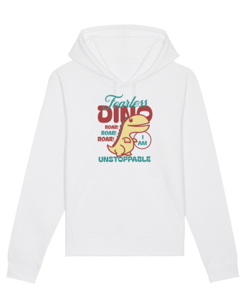 Fearless dino - unstoppable  White