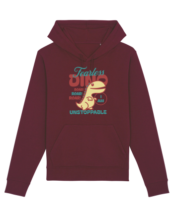 Fearless dino - unstoppable  Burgundy