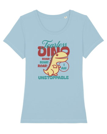 Fearless dino - unstoppable  Sky Blue