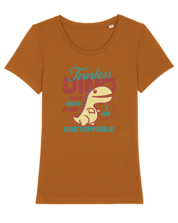 Fearless dino - unstoppable  Roasted Orange