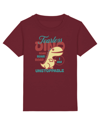 Fearless dino - unstoppable  Burgundy