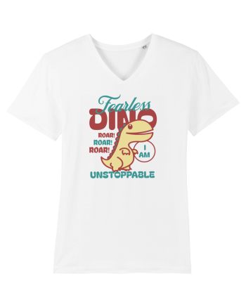 Fearless dino - unstoppable  White