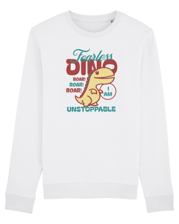 Fearless dino - unstoppable  White