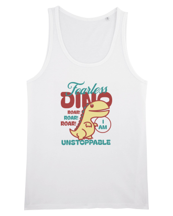Fearless dino - unstoppable  White