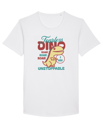 Fearless dino - unstoppable  White