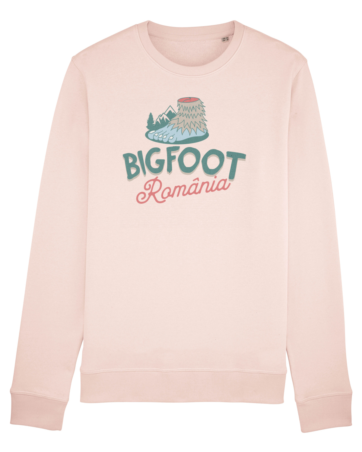 Bluză mânecă lungă Unisex Rise Candy Pink