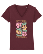 Născută primavara Tricou mânecă scurtă guler V Damă Evoker