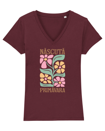 Născută primavara Burgundy