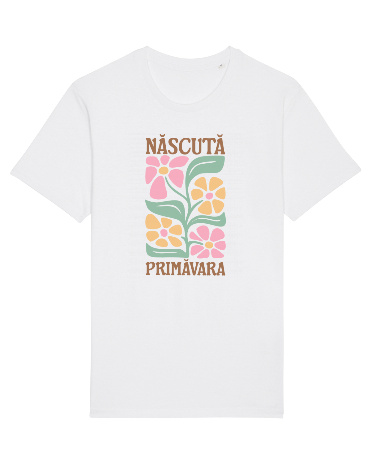 Tricou mânecă scurtă Unisex Rocker White
