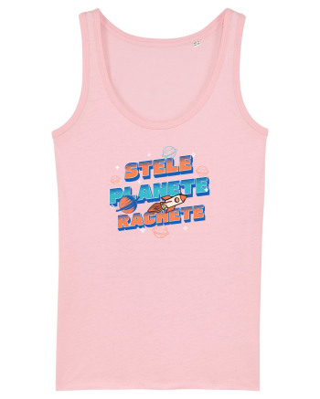Stele Planete Rachete Cotton Pink