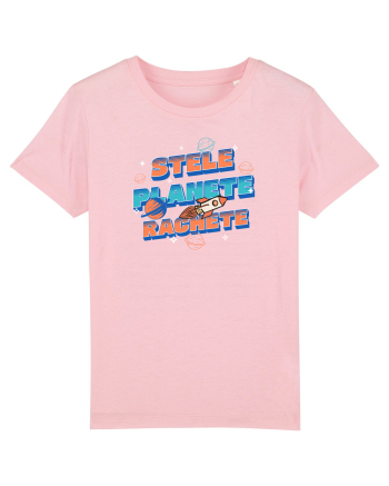 Stele Planete Rachete Cotton Pink