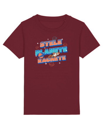 Stele Planete Rachete Burgundy