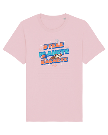 Stele Planete Rachete Cotton Pink