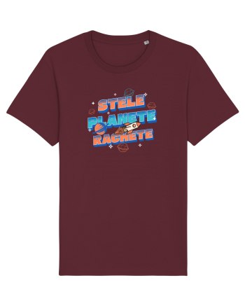 Stele Planete Rachete Burgundy