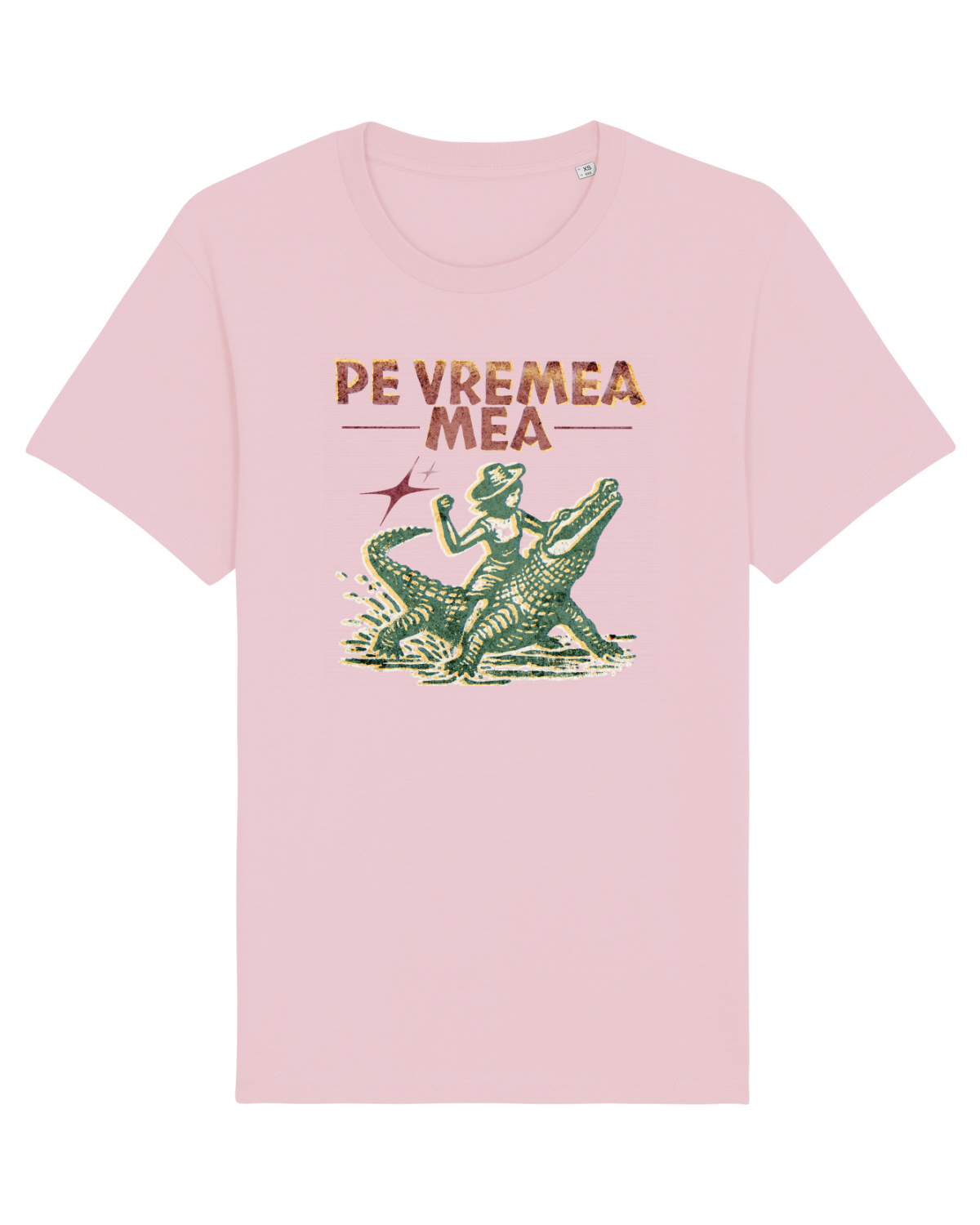 Tricou mânecă scurtă Unisex Rocker Cotton Pink