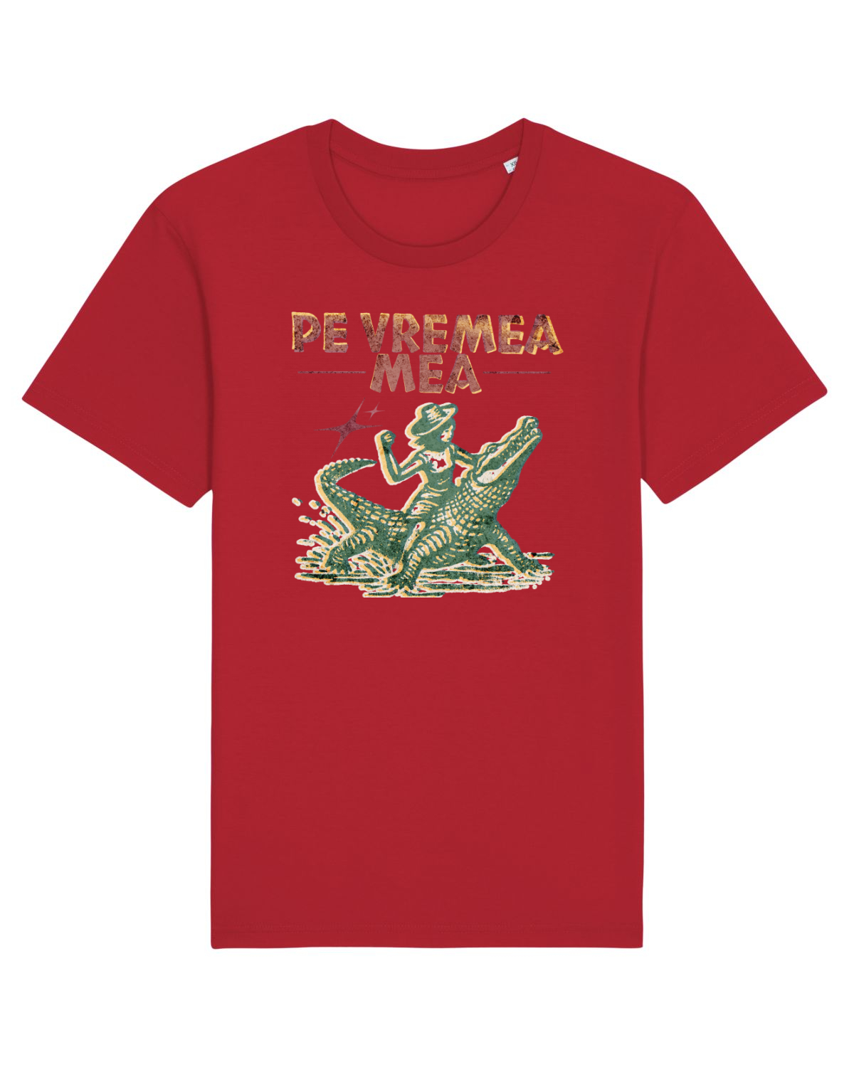 Tricou mânecă scurtă Unisex Rocker Red