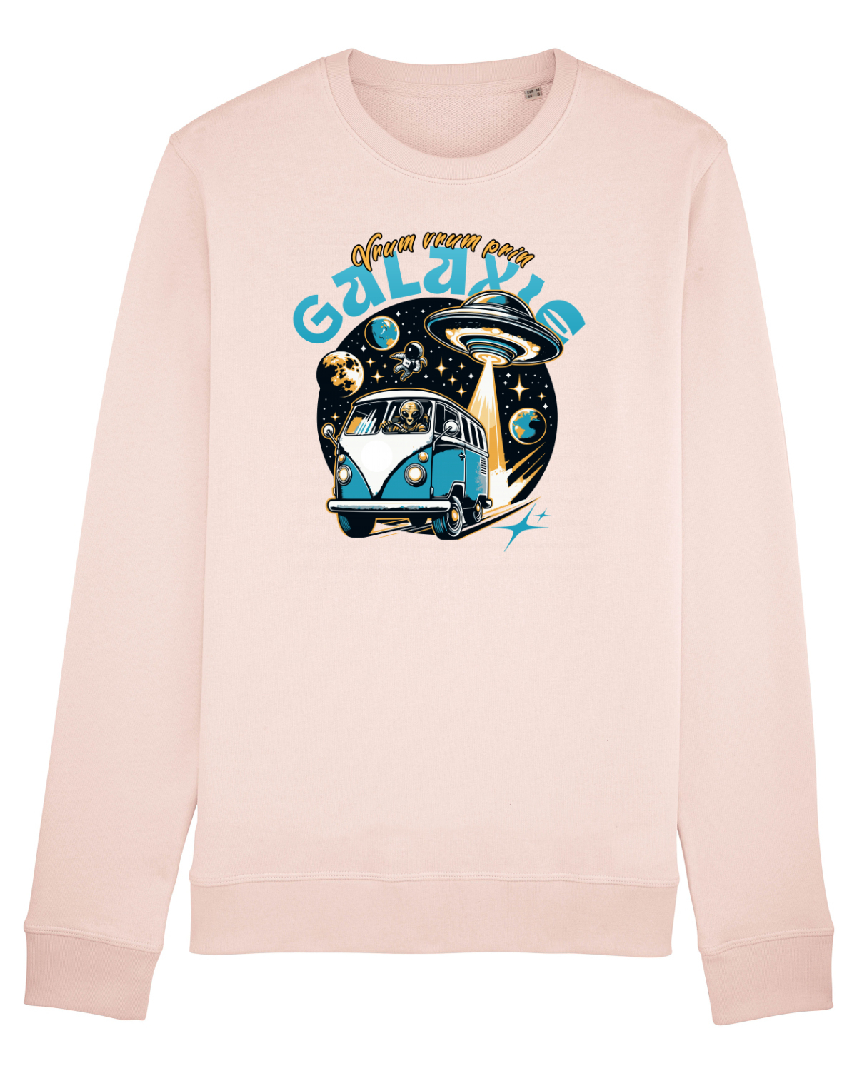 Bluză mânecă lungă Unisex Rise Candy Pink