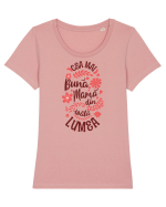 Pentru mame - Cea mai buna mama din toată lumea Tricou mânecă scurtă guler larg fitted Damă Expresser