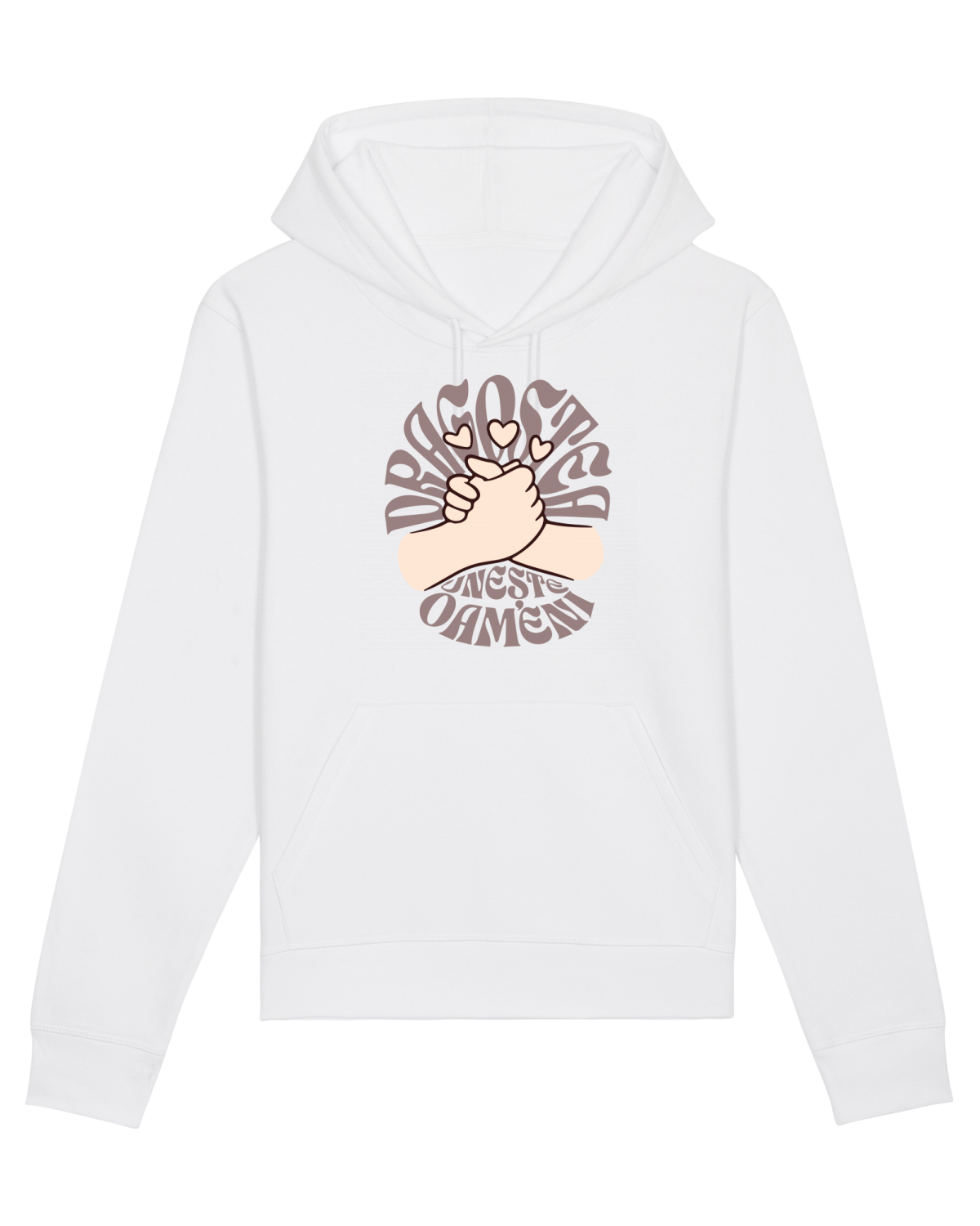 Hanorac Unisex Drummer White