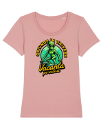 Extraterestru in vacanță  Tricou mânecă scurtă guler larg fitted Damă Expresser