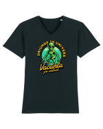 Extraterestru in vacanță  Tricou mânecă scurtă guler V Bărbat Presenter