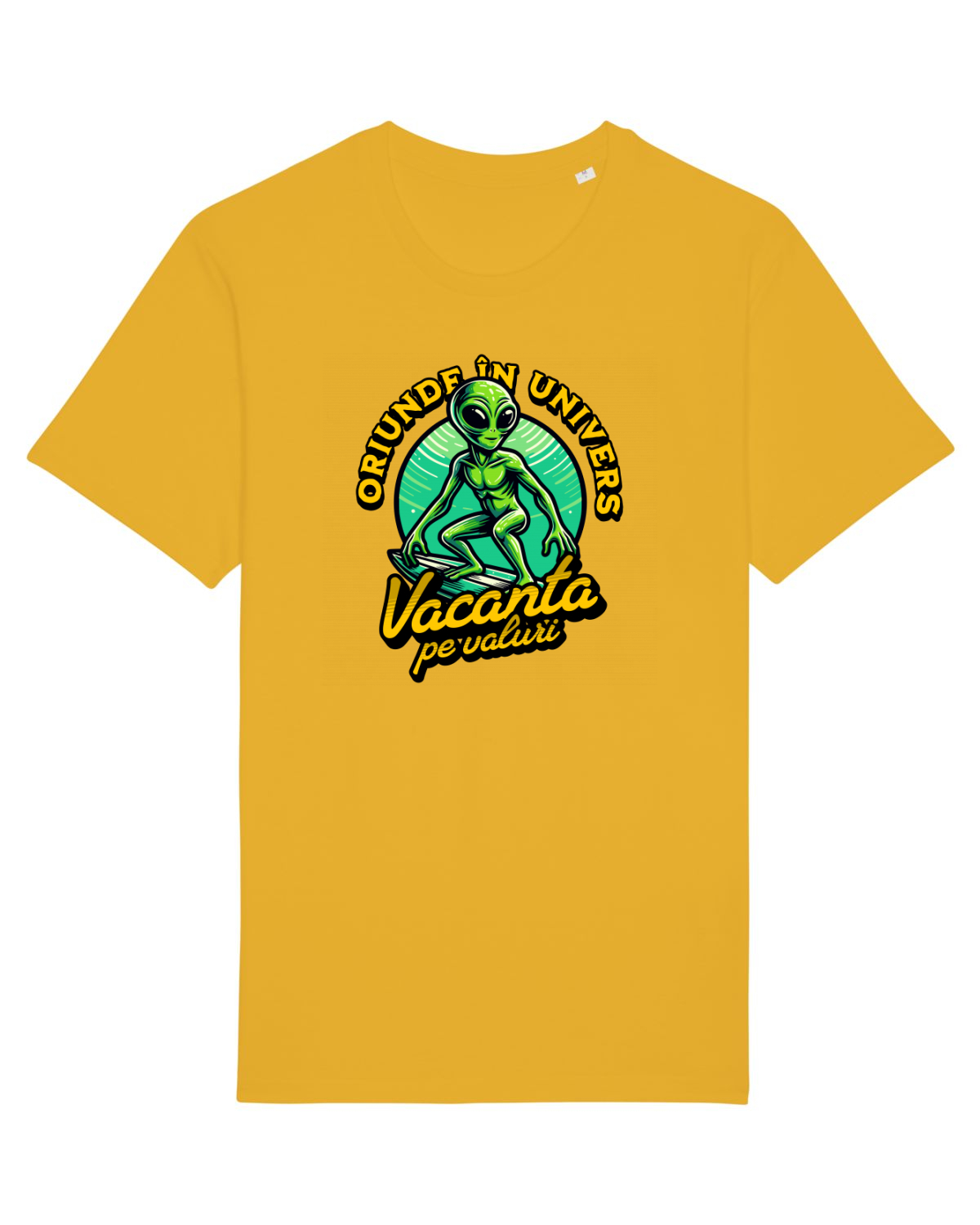 Tricou mânecă scurtă Unisex Rocker Spectra Yellow