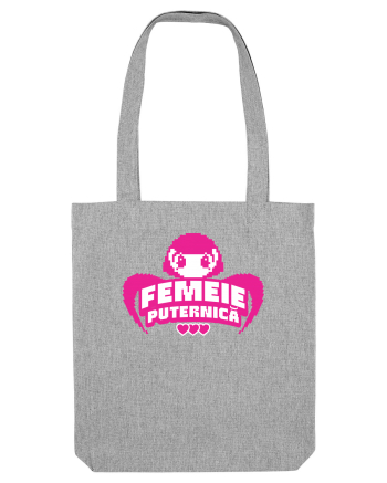 Pixel art Y2K Femeie puternica  Heather Grey