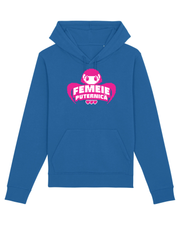 Pixel art Y2K Femeie puternica  Royal Blue