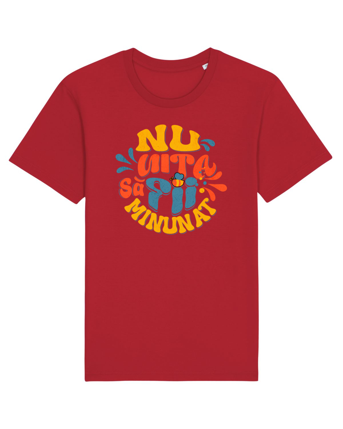 Tricou mânecă scurtă Unisex Rocker Red