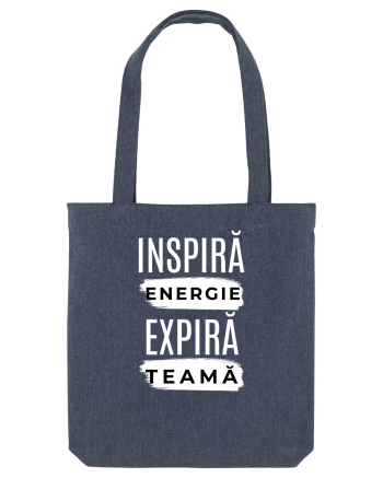 Yoga - inspira energie, expira teama Midnight Blue