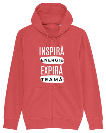 Yoga - inspira energie, expira teama Carmine Red