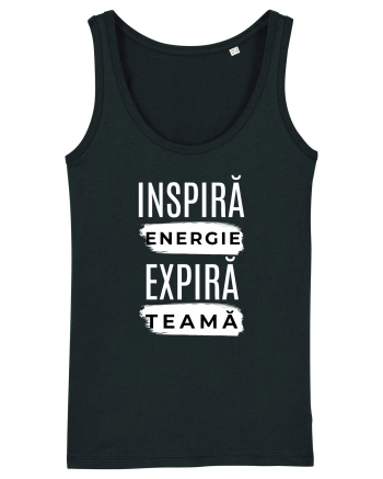 Yoga - inspira energie, expira teama Black
