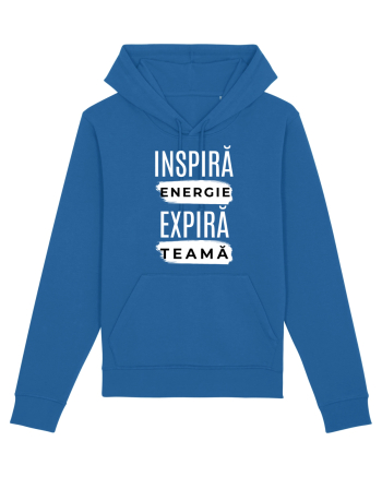Yoga - inspira energie, expira teama Royal Blue