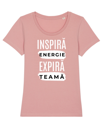 Yoga - inspira energie, expira teama Canyon Pink
