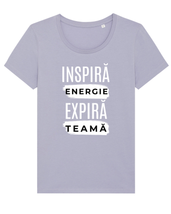 Yoga - inspira energie, expira teama Lavender