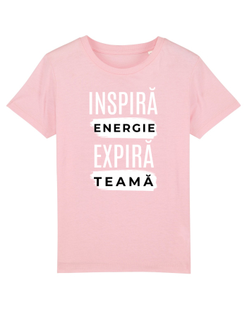 Yoga - inspira energie, expira teama Cotton Pink