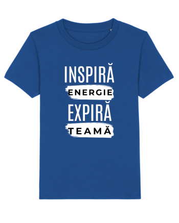 Yoga - inspira energie, expira teama Majorelle Blue
