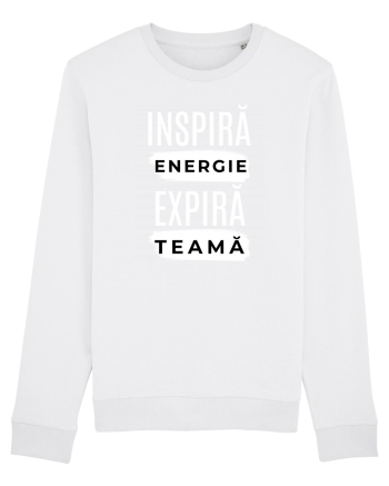 Yoga - inspira energie, expira teama White