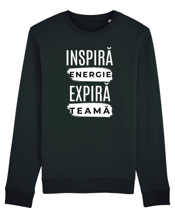 Yoga - inspira energie, expira teama Black