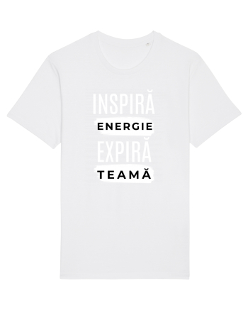 Yoga - inspira energie, expira teama White