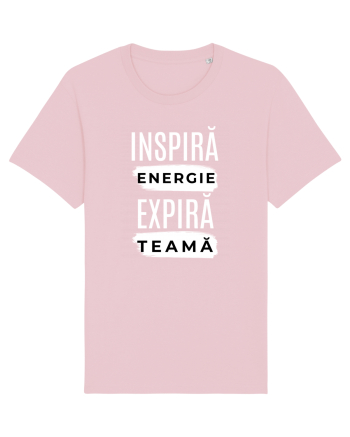 Yoga - inspira energie, expira teama Cotton Pink
